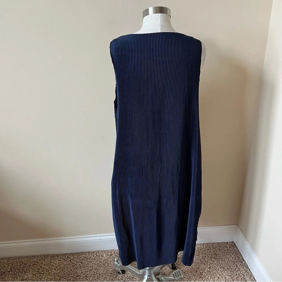 C/Meo Collective Navy Blue Pleated Dress 17885 - Picture 7 of 10
